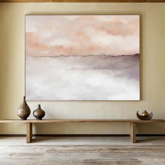 Pink - Cloud Reflection Abstract Art for Dreamy Bedroom Ceiling Nook DLZ2802