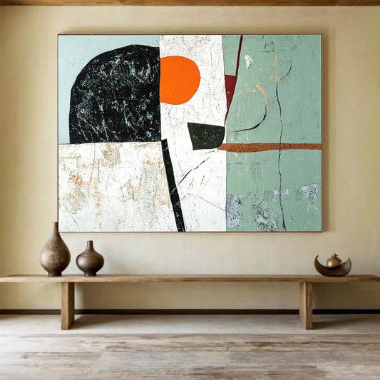 Abstract Geometric Shapes Art for Modern Office & Contemporary Art Gallery SC192