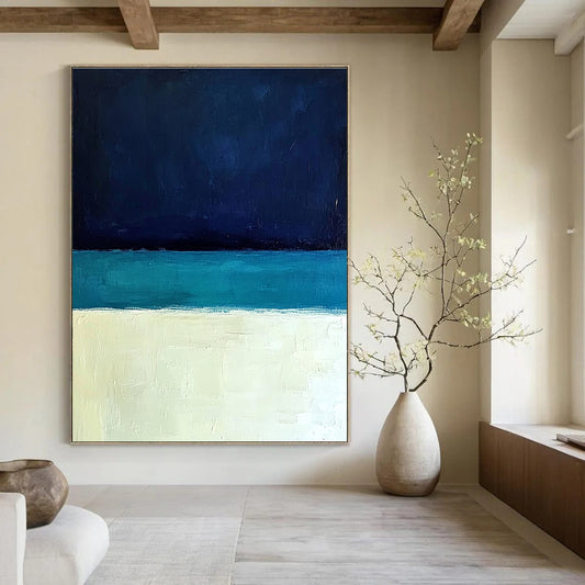 Minimalist Sea Layers for Contemporary Office & Modern Home Decor STSC884