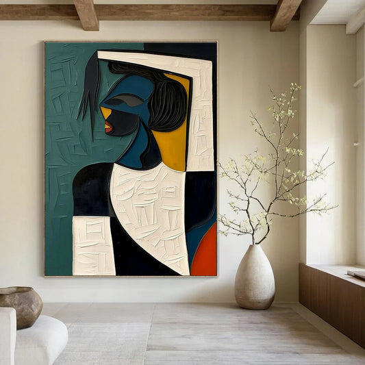 Abstract Figure Art for Bohemian Gallery & Design - Focused Space DLZ2167