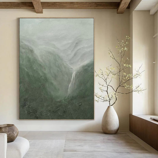 Misty Mountain Waterfall Art for Nature - Lovers' Lounge & Tranquil Spa DLZ2190