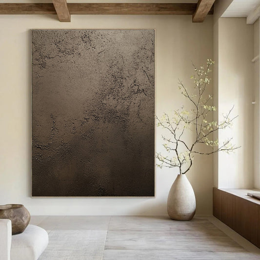 Textured Brown Background for Industrial - Style Loft & Art Studio Backdrop STSC889