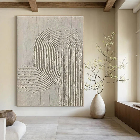 Textured Minimalist Art for Modern Spa & Art - Inspired Home Office DLZ1437