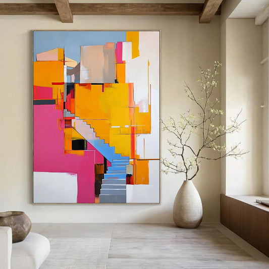 Architectural Abstract Art for Patio & Garden Room STSC668