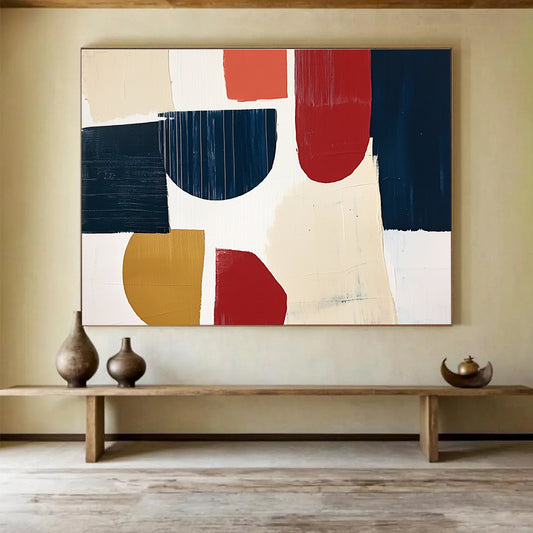 Minimalist Color Block Art for Scandinavian - Style Home & Modern Gallery SC489