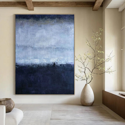 Misty Night Horizon Art for Nautical - Inspired Home Office & Moody Art Gallery DLZ2263