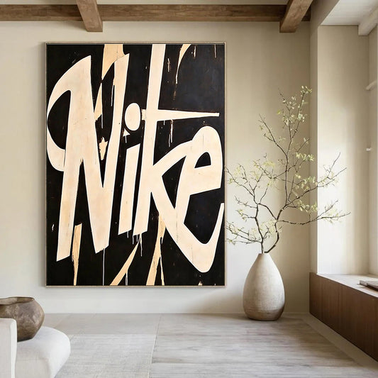 Black and White Nike Graffiti for Streetwear Store & Urban Art Studio STSC1139