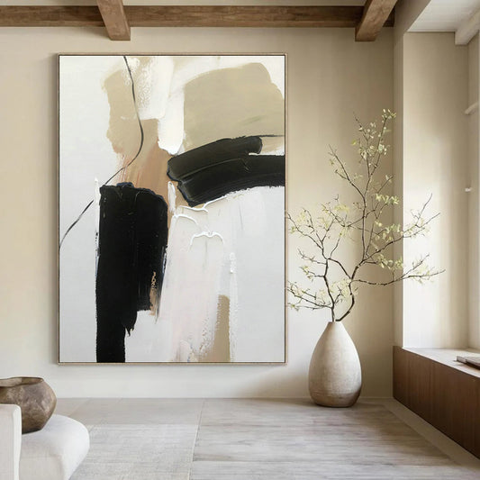 Earthy Abstract Art for Rustic Restaurant & Art - Lovers’ Home DLZ0814