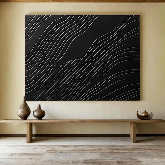 Sophisticated Texture Art for Luxury Lounge & Art Gallery SC575