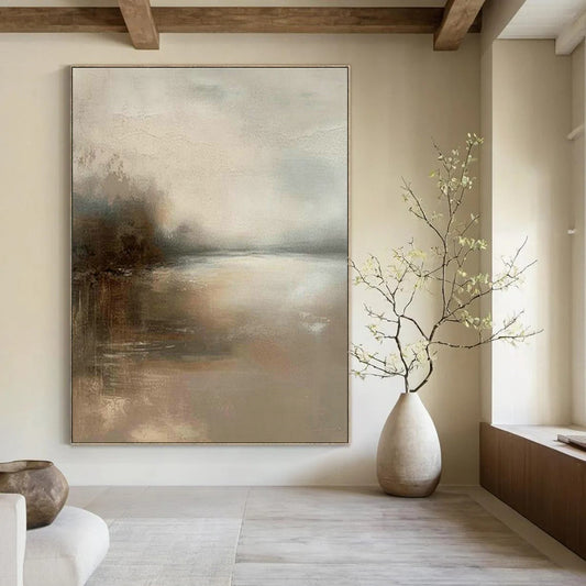 Misty Landscape Art for Cozy Home Bedroom Nightstands DLZ0231