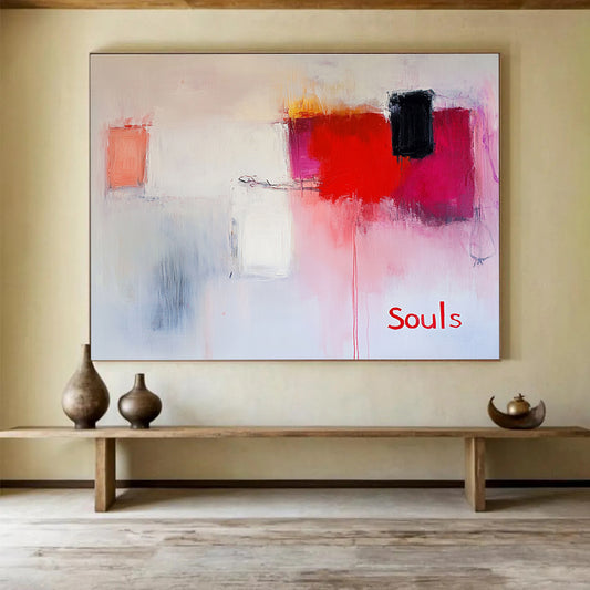 Abstract “Souls” Art for Contemporary Art Gallery & Spiritual - Themed Café SC139