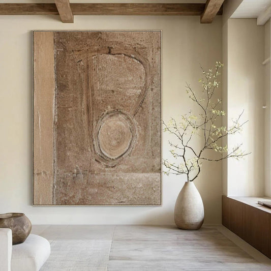 Abstract Wooden Mark Art for Rustic Home Decor & Art - Forward Studio DLZ2116