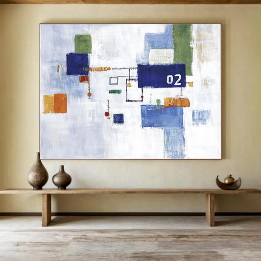 Abstract Geometric “02” Art for Modern Office & Creative Studio SC182