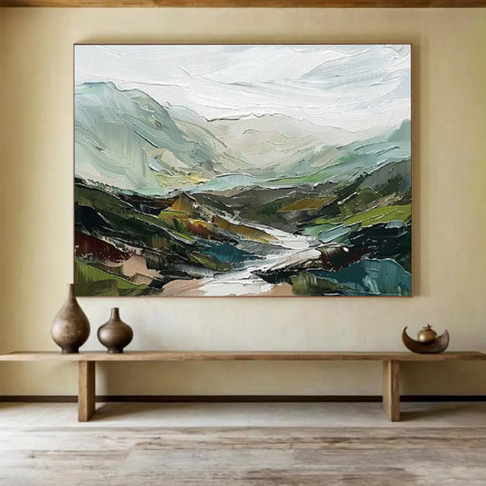 Green Mountain Landscape Art for Nature - Loving Family Room DLZ2852