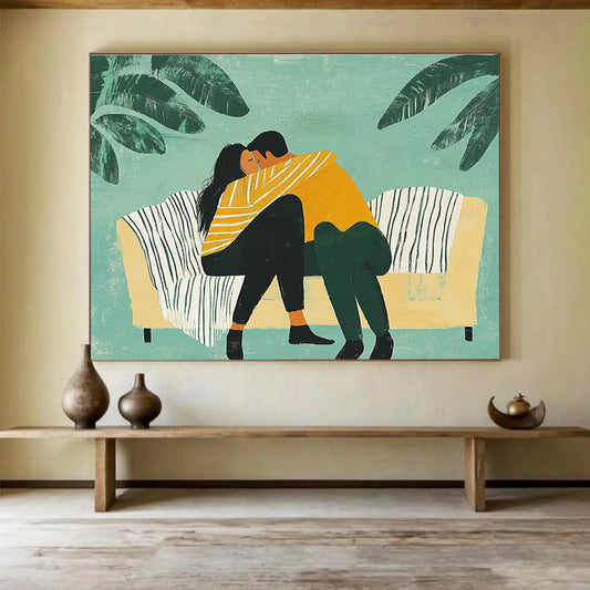 Intimate Embrace Art for Bedroom & Couples’ Lounge SC400