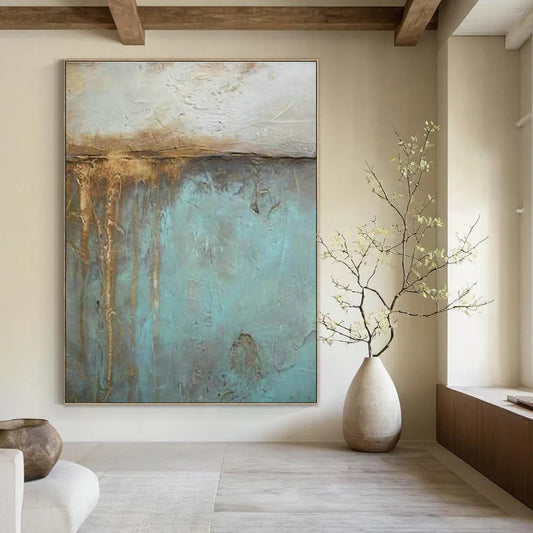 Textured Patina - Like Abstract Art for Industrial Loft & Art Gallery DLZ1198