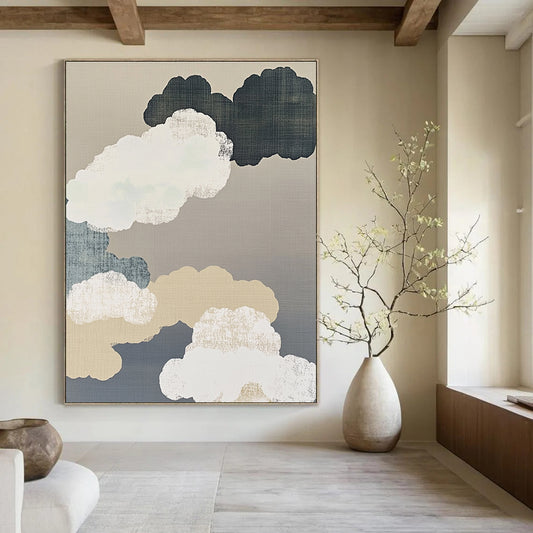 Clouds in Neutral Tones for Spa Retreat & Minimalist Nursery STSC1149