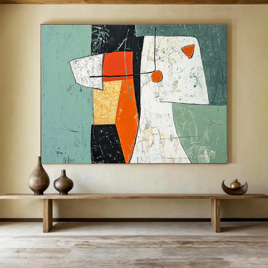 Abstract Geometric Forms Art for Industrial - Chic Loft & Avant - Garde Home SC198