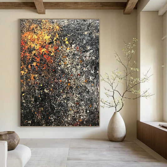 Textured Autumn Abstract for Rustic Cabin & Cozy Library STSC625