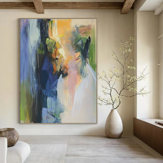 Abstract Double Portrait for Thought - Provoking Library & Contemporary Art Space STSC594