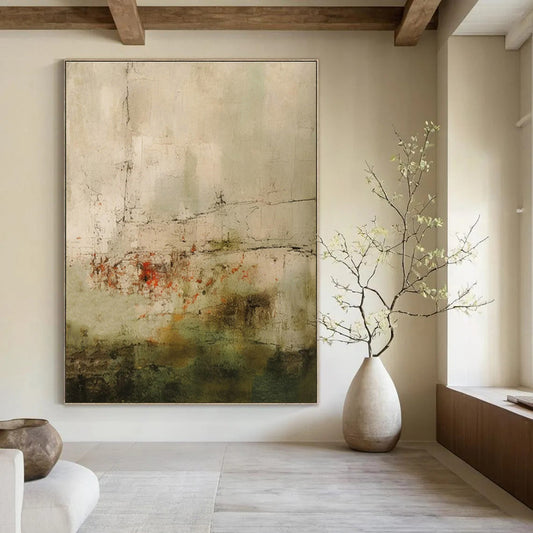 Red - Accented Abstract for Creative Agency Conference Room & Eclectic Home Gallery DLZ0899