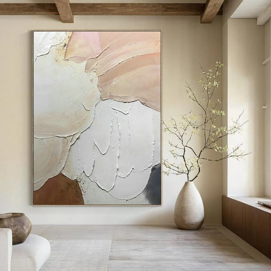 Pastel Textured Abstract Art for Baby Nursery & Tea House DLZ0615