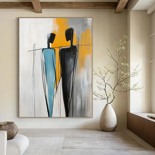 Abstract Two Figures for Creative Workplace & Modern Living Room STSC1146
