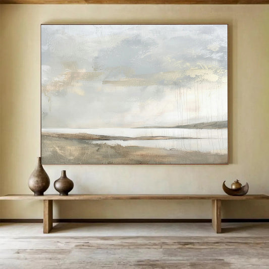 Light - Color Landscape Abstract Art for Minimalist Living Room Walls DLZ2633