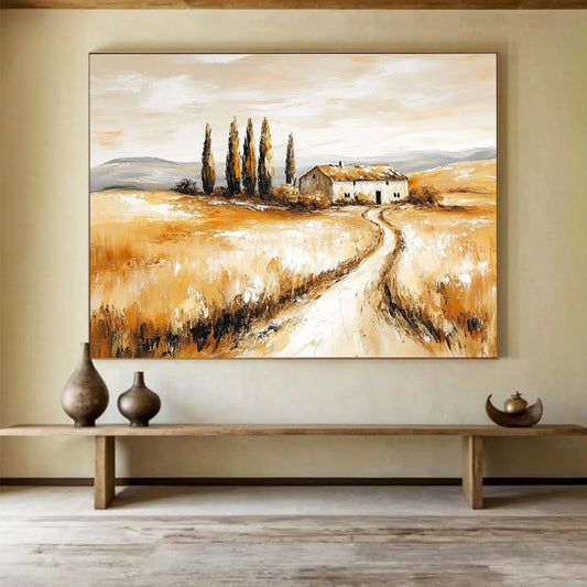 Rustic Tuscan Art: Enrich Farmhouse & Mediterranean - Style Home SC543