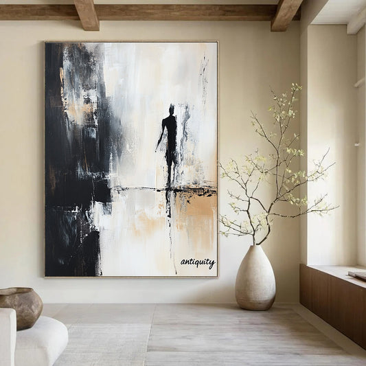 Silhouette Figure Abstract Art for Bedroom & Study STSC709