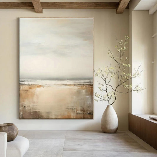 Beach - Inspired Abstract Art for Coastal Vacation Home & Relaxation Spa DLZ1727