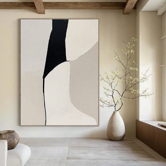 Monochrome Geometric Abstract for Industrial - Chic Loft & Architectural Studio STSC792