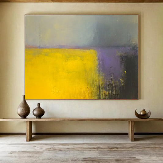 Abstract Color Field Art for Minimalist Home Office & Contemporary Art Studio SC475