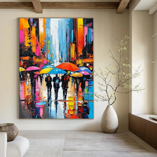 Colorful Umbrella Street for Urban Café & Modern Living Room STSC850