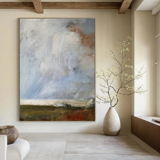 Textured Landscape Art for Countryside Inn & Nature - Lover's Home DLZ2047