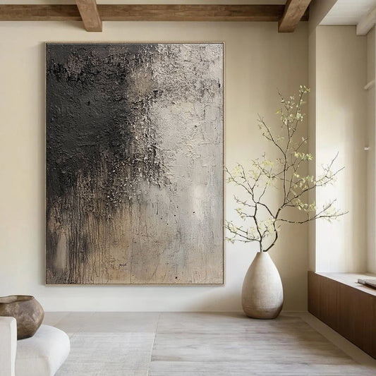 Textured Gray Abstract for Industrial - Chic Loft & Contemporary Gallery STSC632