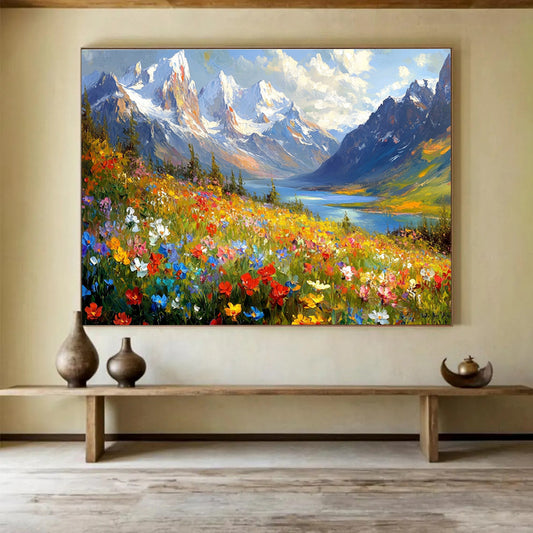 Breathtaking Alpine Art for Ski Chalet & Nature Lover’s Retreat SC581