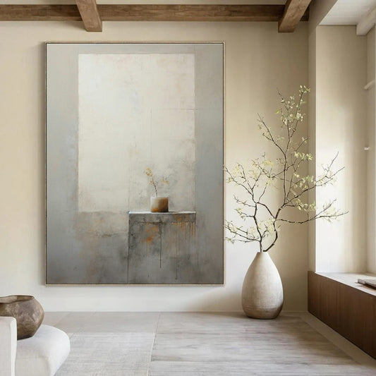 Minimalist Vase Still Life Art for Studio Apartment & Coffee Roaster DLZ0607