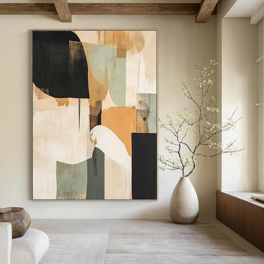 Modern Geometric Abstract Art for Office & Minimalist Home STSC737