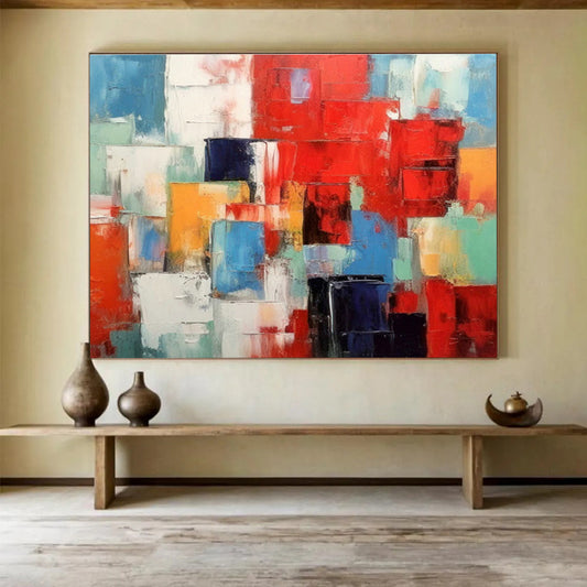 Colorful Geometric Abstract Art for Modern Living Room Centerpieces DLZ2661