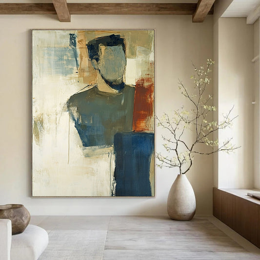 Abstract Portrait Figure for Contemporary Gallery & Creative Studio STSC624