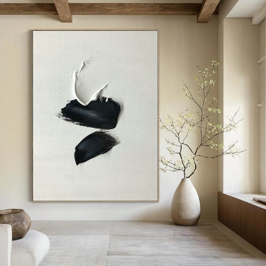 Black - White Abstract Form Art for Artistic Boutique & Creative Agency DLZ2366