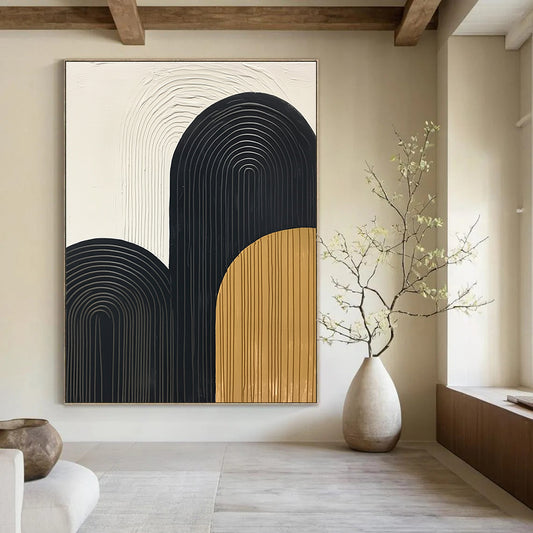 Arched Geometric Shapes for Mid - Century Modern Home & Minimalist Office STSC570