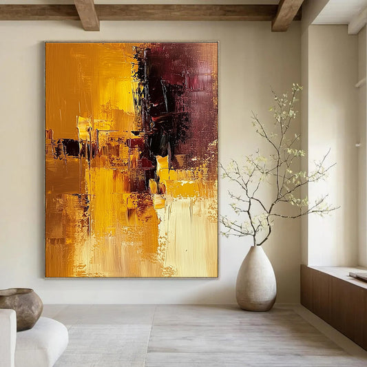 Warm Abstract Geometric Mix for Cozy Living Room & Creative Studio STSC603