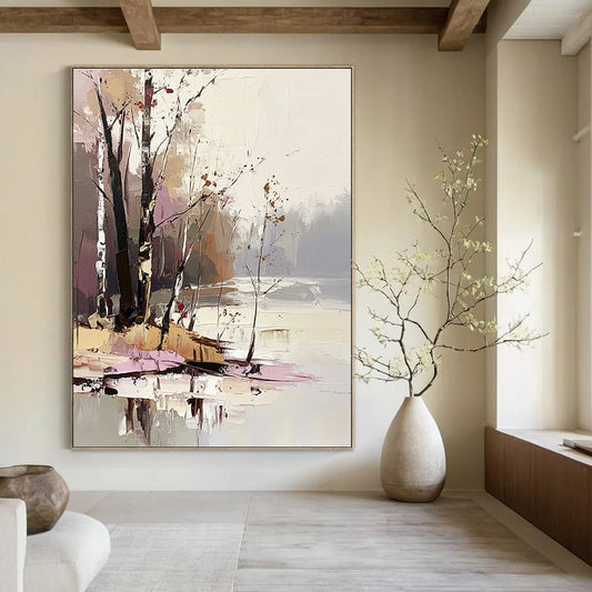 Pastel Forest Lakeside Art for Nature - Inspired Café & Creative Writing Studio STSC1396