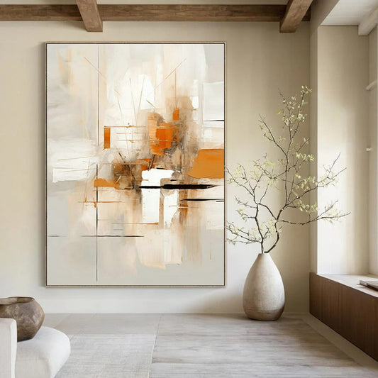 Minimalist Abstract Art for Scandinavian - Style Home & Contemporary Art Gallery DLZ1705