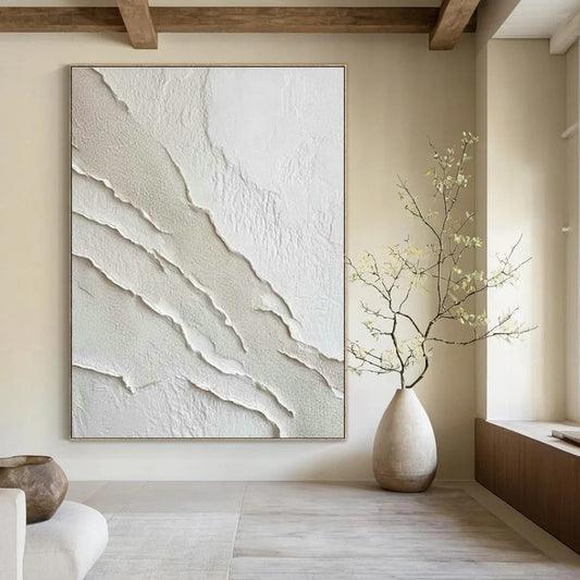 White Relief Art for Modern Home Gallery Wall Highlights DLZ0266