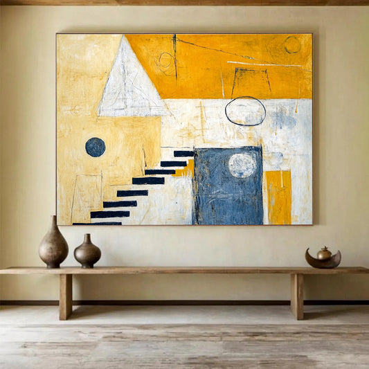 Minimalist Geometric Forms Art for Scandinavian - Style Home & Minimalist Gallery SC392