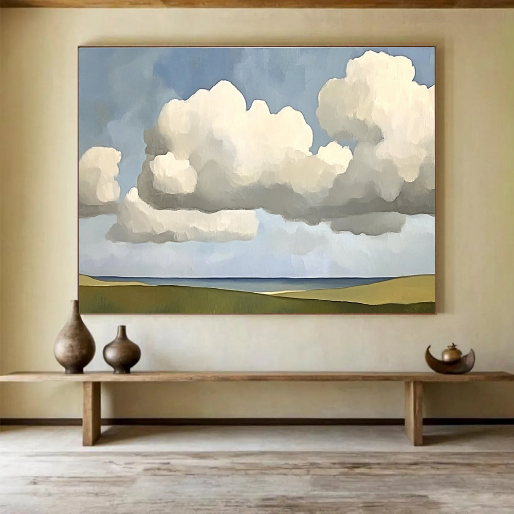 Calm Coastal Art for Scandinavian Home & Wellness Spa SC601