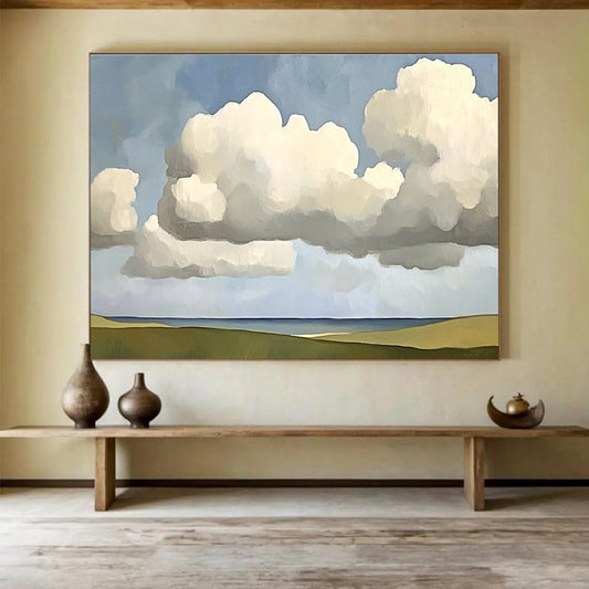 Calm Coastal Art for Scandinavian Home & Wellness Spa SC601